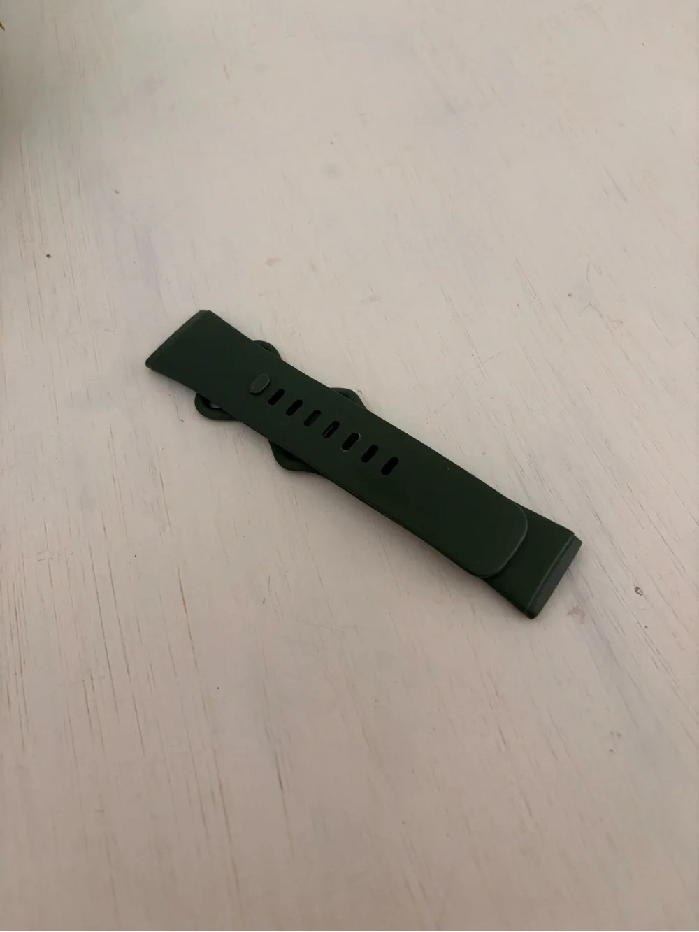 2/$10 Fitbit Dark Green Silicone Watch Band for Versa 4